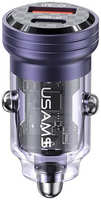 Автомобильное зарядное устройство USAMS US-CC175 C35 45W фиолетовый