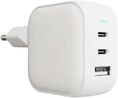 Сетевое зарядное устройство VLP G-Charge 2xUSB-С / USB-A белый