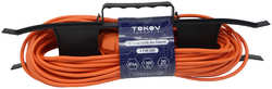 Удлинитель-шнур Tokov Electric на рамке 20 м без заземления сечение 2х0,75 мм² с защитной крышкой