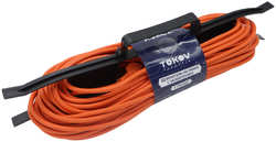 Удлинитель-шнур Tokov Electric на рамке 30 м с заземлением сечение 3х0,75 мм² с защитной крышкой