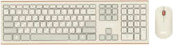 Комплект клавиатуры и мыши Acer OCC200 бежевый, коричневый