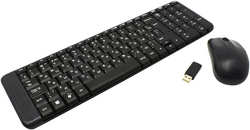 Комплект клавиатура + мышь Logitech Wireless Desktop MK220