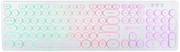 Клавиатура Oklick 420MRL USB Белая