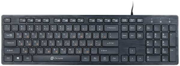 Клавиатура Oklick 520M2U USB Черная 3601346