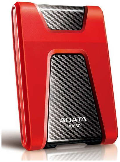 Внешний жесткий диск(HDD) Adata Внешний жесткий диск A-Data DashDrive Durable HD650 1Тб Красный 3602445