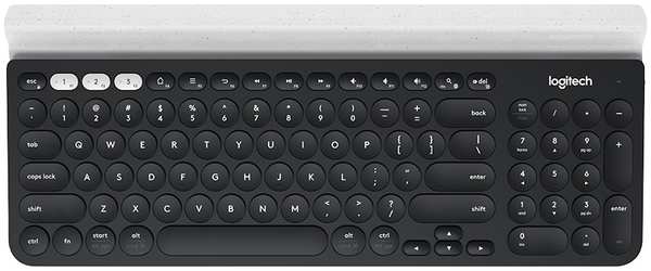 Беспроводная клавиатура Logitech Клавиатура Multi-Device K780 Черно белая