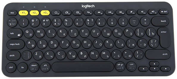 Беспроводная клавиатура Logitech Клавиатура Multi-Device K380 Темно серая 3602585