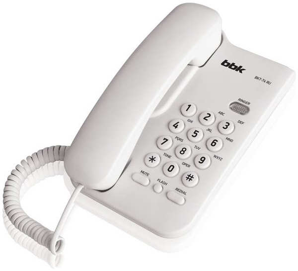 Телефон BBK BKT-74 RU Белый 3603593