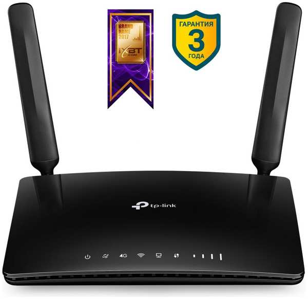 Роутер Wi-Fi Tp-Link Archer MR200 Черный 3605276