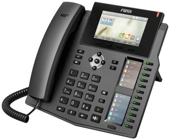 Телефон IP Fanvil X6U Черный 3605447