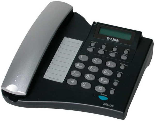 Телефон IP D-Link DPH-120S F1B Черный 3605461