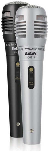 Микрофон BBK CM215 Черный серебристый 3605577