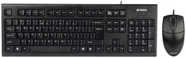 Клавиатура и мышь A4Tech KR-8520D Black USB 3609301