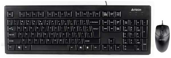 Клавиатура и мышь A4Tech KRS-8372 Black USB 3609312