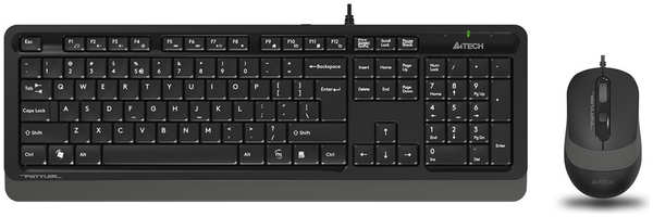Клавиатура и мышь A4Tech Fstyler F1010 Черная 3609314