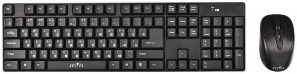 Клавиатура и мышь Oklick 210M Wireless Keyboard&Optical Mouse Black USB 3609315