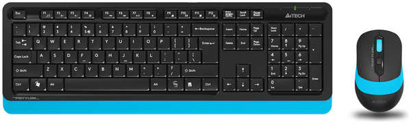Клавиатура и мышь A4Tech Fstyler FG1010 Black Blue 3609371