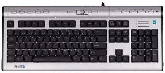 Клавиатура A4Tech KLS-7MUU Silver USB 3609383