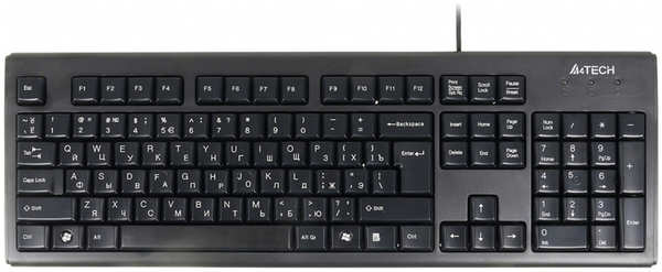 Клавиатура A4Tech KR-83 Black USB 3609386