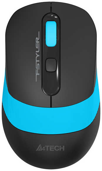 Мышь A4Tech A4 Fstyler FG10 оптическая беспроводная USB Черно синяя 3609437