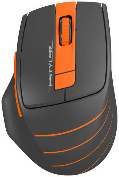 Мышь A4Tech A4 Fstyler FG30 Оптическая Серая оранжевая 3609698