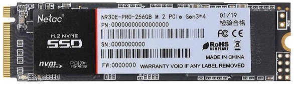 Твердотельный накопитель(SSD) Netac 256Gb NT01N930E-256G-E4X 3631852