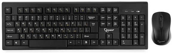 Клавиатура и мышь Gembird KBS-8002 Black USB 3632182