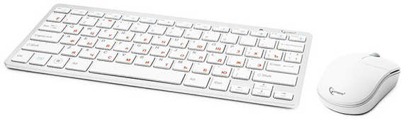 Клавиатура и мышь Gembird KBS-7001-RU White USB 3632189