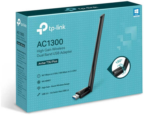 Wi-Fi адаптер Tp-Link Archer T3U Plus