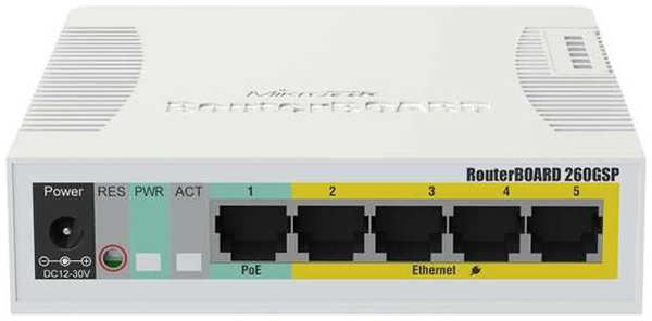 Коммутатор MikroTik RouterBoard RB260GSP 3633132