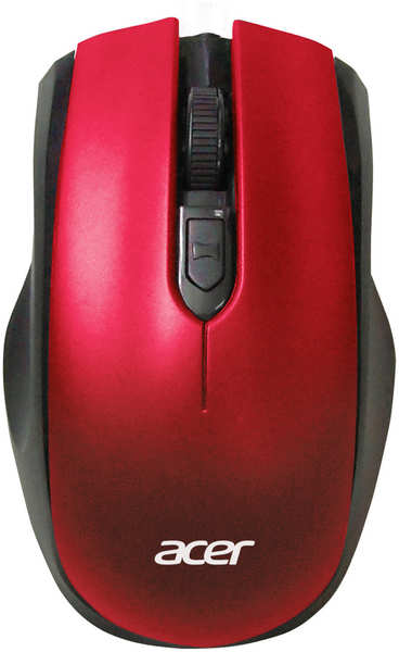 Мышь Acer OMR032 черный красный оптическая беспроводная 3634100