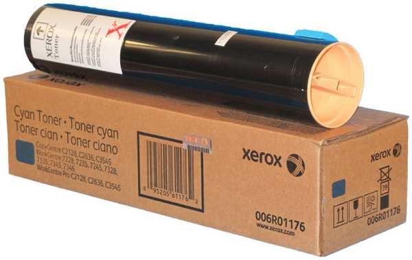 Картридж лазерный Xerox 006R01176 голубой (16000стр.) для WC 7228 7235 7245 7328 7335 7345 C2128 2636 3545 3634127