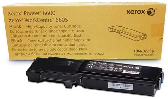 Картридж лазерный Xerox 106R02236 черный для Ph 6600 WC 6605 3634128