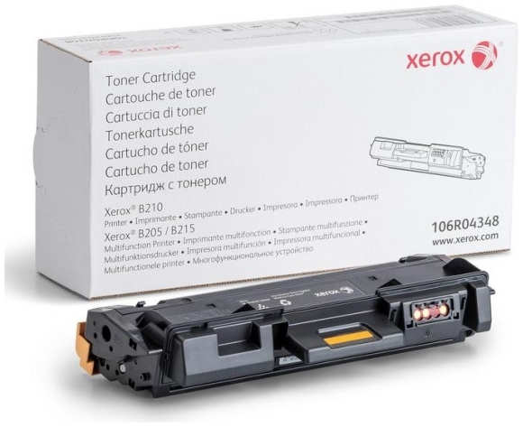 Картридж лазерный Xerox 106R04348 черный (3000стр.) для B205 210 215 3634247
