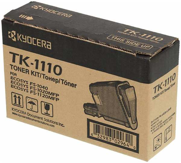 Картридж лазерный Kyocera TK-1110 черный (2500стр.) для FS-1040 1020 1120 3634465