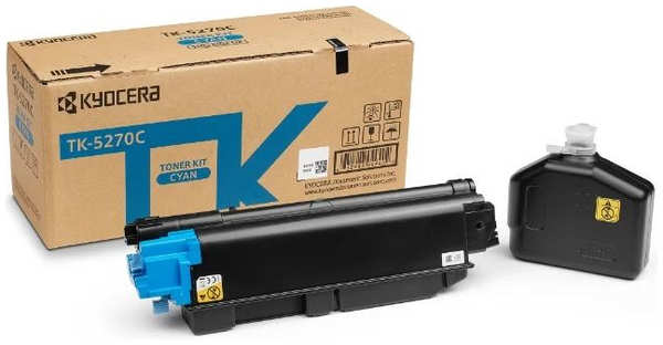 Картридж лазерный Kyocera TK-5270C голубой (6000стр.) для M6230cidn M6630cidn P6230cdn 3634479