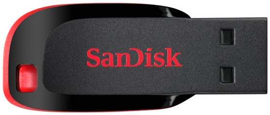 Флешка Sandisk 16Gb Cruzer Glide SDCZ50-016G-B35 Черная 3634563