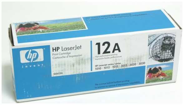 Картридж лазерный HP 12A Q2612A черный (2000стр.) для LJ 1010 1012 1015 1018 1020 1022 3634643