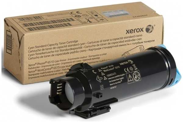 Картридж лазерный Xerox 106R03485 голубой (2400стр.) для Ph 6510 WC 6515 3634775