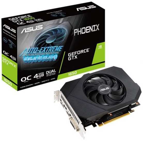 Видеокарта Asus Phoenix GeForce GTX 1650 OC 4GB PH-GTX1650-O4GD6-P 3636342