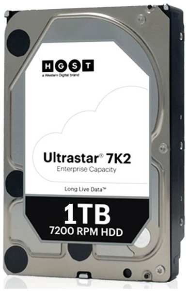 Жесткий диск(HDD) HGST Жесткий диск SATA-III 1Tb 1W10001 HUS722T1TALA604 Ultrastar 7K2 (7200rpm) 128Mb 3.5 3636824