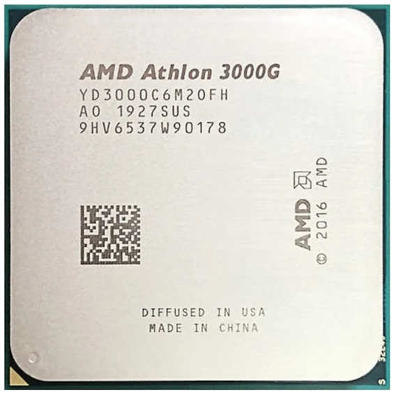 Процессор AMD Athlon 3000G AM4 YD3000C6M2OFH OEM 3637142