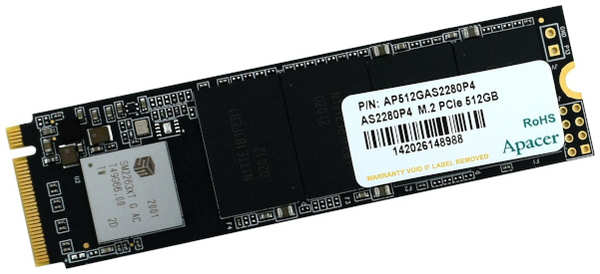 Твердотельный накопитель(SSD) Apacer 512Gb AP512GAS2280P4-1 3637852