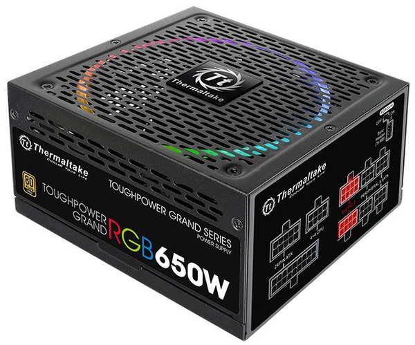 Блок питания Thermaltake ATX 650W Toughpower Grand RGB Sync 80+ (PS-TPG-0650FPCGEU-S)