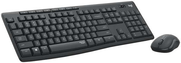Клавиатура и мышь Logitech MK295 Silent Wireless Combo Черная 3638348