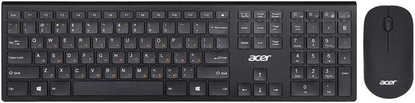 Клавиатура и мышь Acer OKR030 Черная 3638973