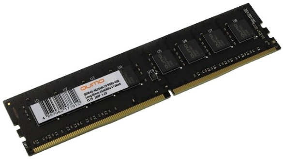 Оперативная память Qumo 4Gb DDR4 QUM4U-4G2666C19 3639412