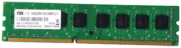 Оперативная память Foxline 8Gb DDR3 FL1600D3U11-8G 3639661