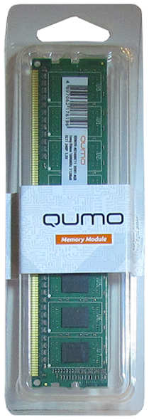 Оперативная память Qumo 4Gb DDR3 QUM3U-4G1600С11