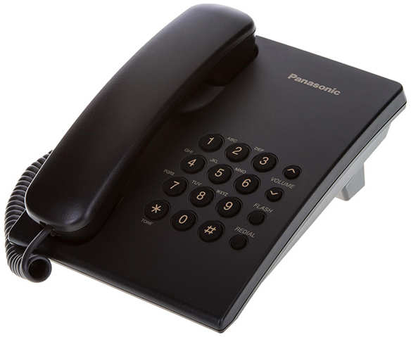 Телефон Panasonic KX-TS2350RUB Черный 3650575